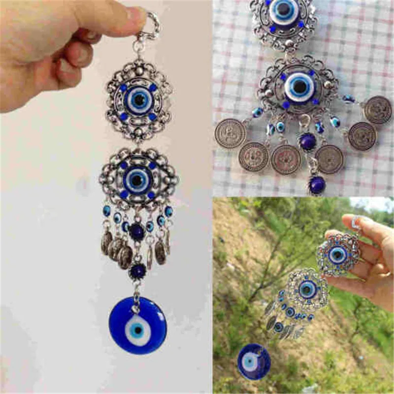 

Evil Eye Amulet Protection Turkish Wall Hanging Blessing Lucky Home Decoration Hanging