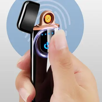 

Windproof Touch Induction USB Rechargeable Ignition Device with Windproof Flameless Gasless Function