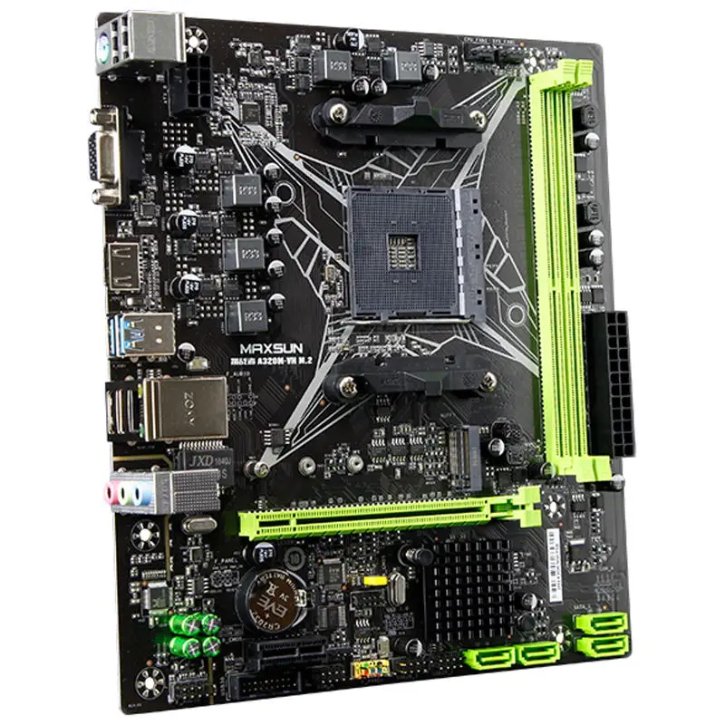 MAXSUN A320M Challenger ВХ Материнские платы AMD M ATX двухканальный DDR4 SATAIII USB3.1 материнская