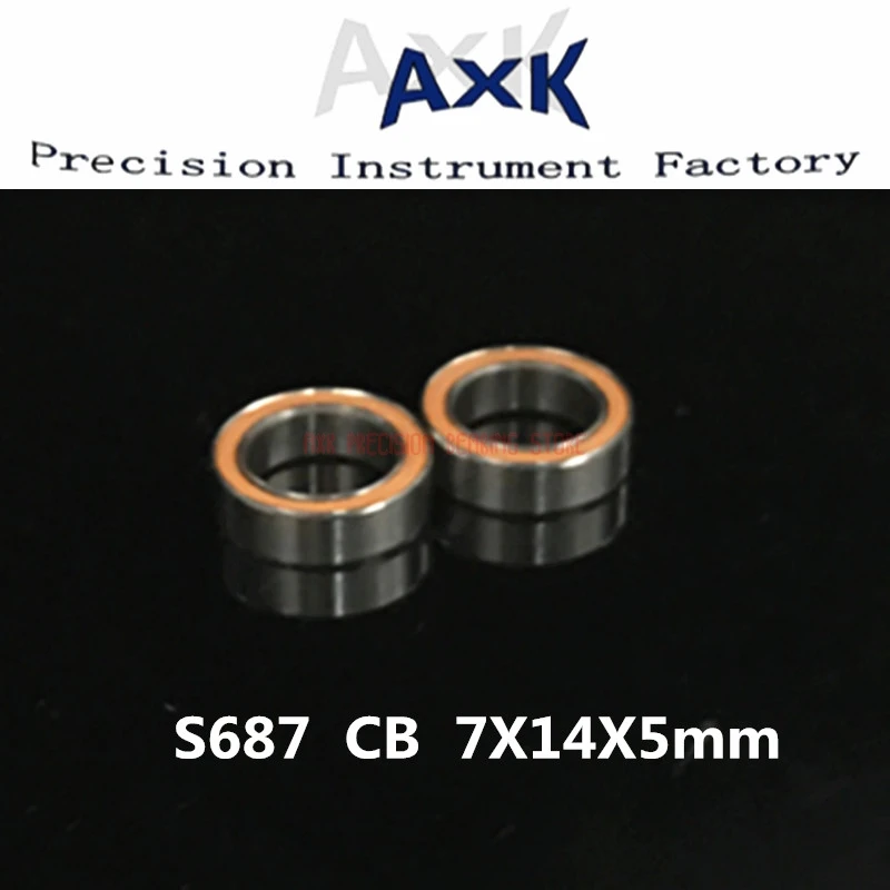 

2019 Special Offer Sale 7x14x5 S687 2rs Cb Abec7 Ld 7x14x5mm Stainless Steel Hybrid Ceramic Ball Bearing Fishing Vessel