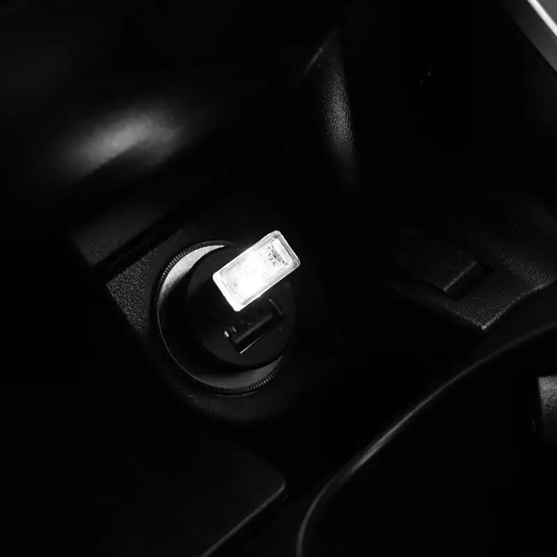 

Onever Mini LED Light Lamp Signal Light Car Interior Decoration Atmosphere Light support USB Cigarette Lighter Socket