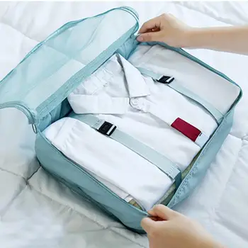 

Six piece set Travel Storage Bag Clothes Tidy Pouch Luggage Organizer Portable Container Waterproof Storage Case Drop Shipping