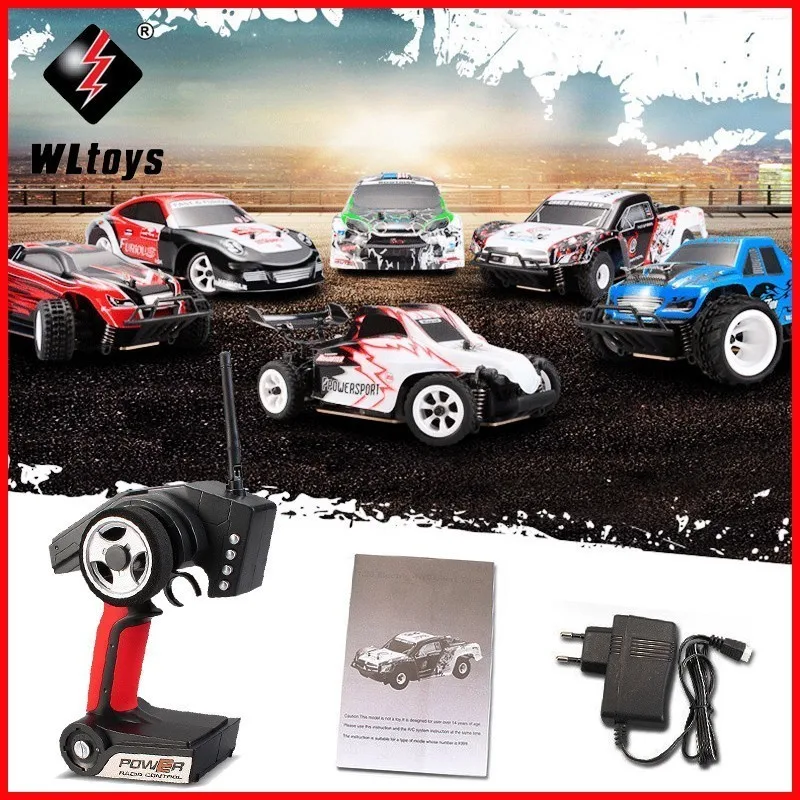 WLtoys 2 4G 4WD 30 км/ч 1/28 RTR версия высокоскоростной Радиоуправляемый грузовик с