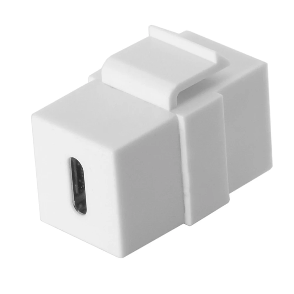 USB C Keystone Jack (2 Pack) 3 1 Type коннектор Insert Female для розетки панели белый| |