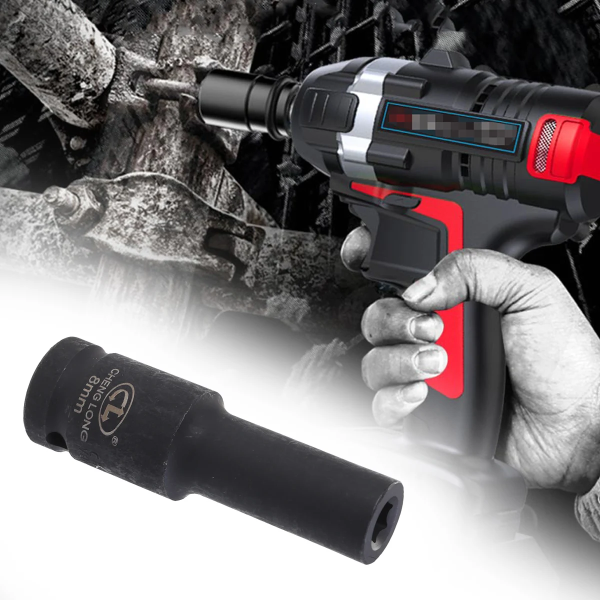 

1pc 1/2 Inch Socket Wrench Connector Rustproof Heavy Duty Auto Car Tire Repair Tools Crank Wrench For Garage Industrial Car Fix