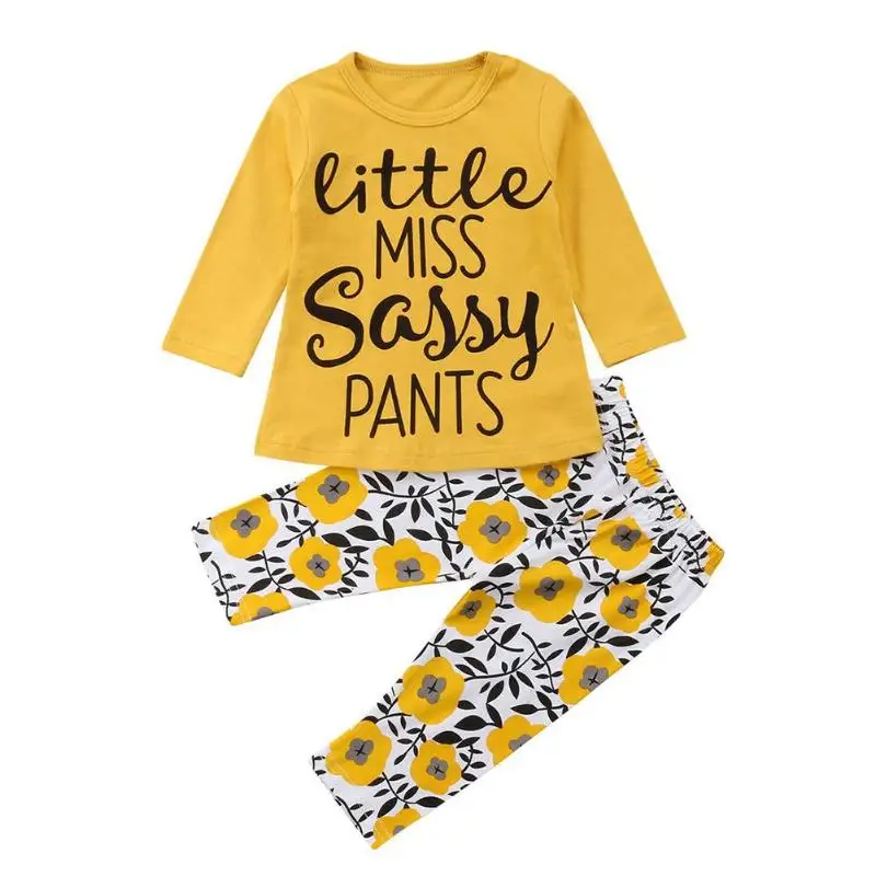 

2pcs/set Baby Clothes Set Christmas Boys Girls Home Outfits Letters Print T-shirt Pants Autumn Cotton Kids Sleepwear Clothing