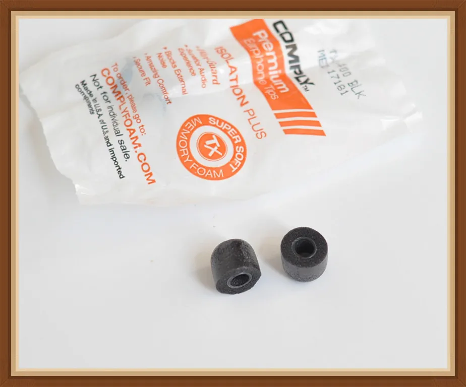 2 шт. оригинальные накладки для ушей TX400 Comply Soft In Ear наушники с шумоизоляцией усиленные басовые губки