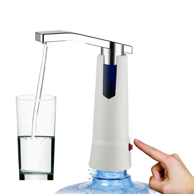AUGIENB Rechargable Electric Water Dispenser Pump Portable USB Charging Wireless Automatic Water Drinking Bottles Pump
