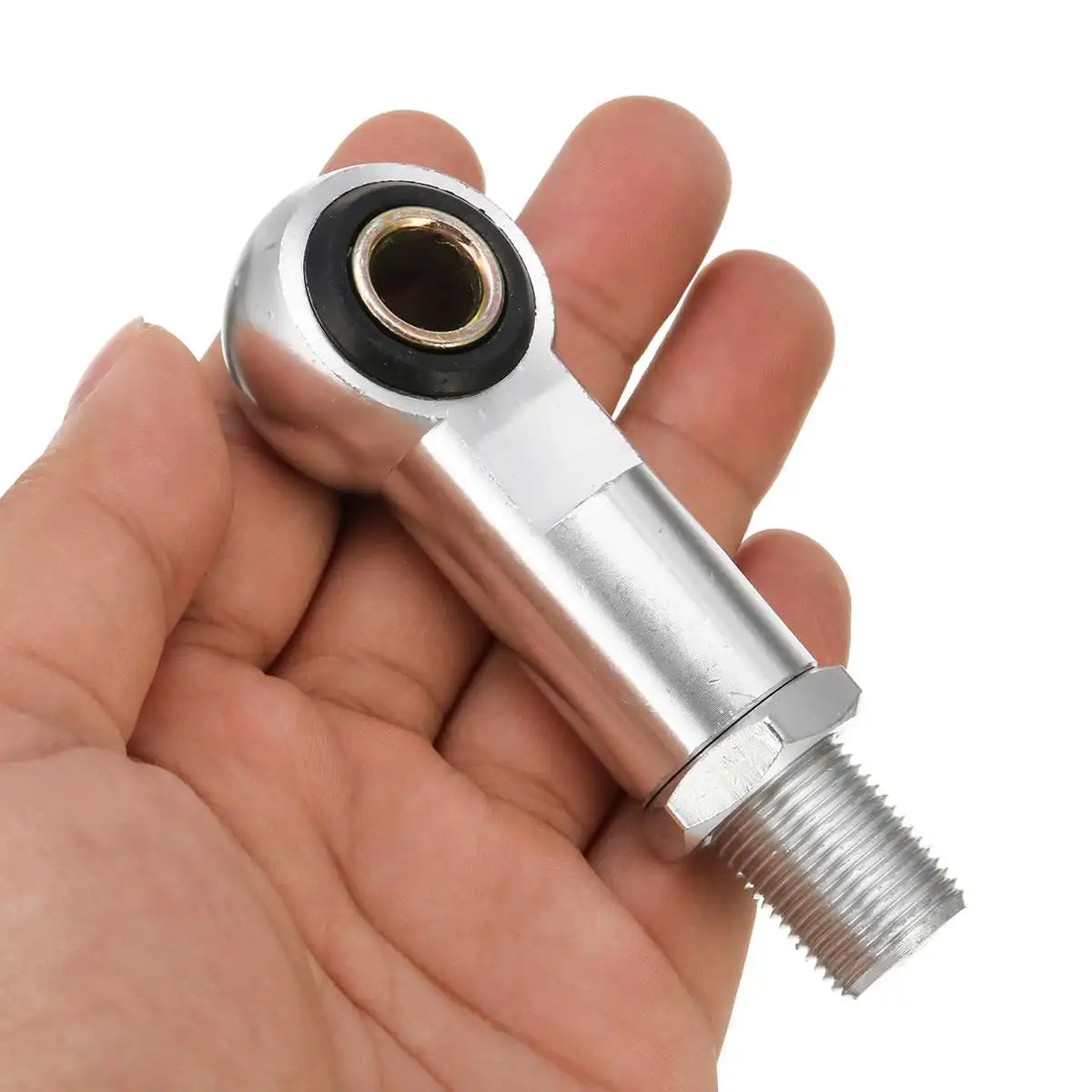 1 Pair 10mm Eye Adapter Eye End For Motorcycle Scooter Shock Absorber Sliver