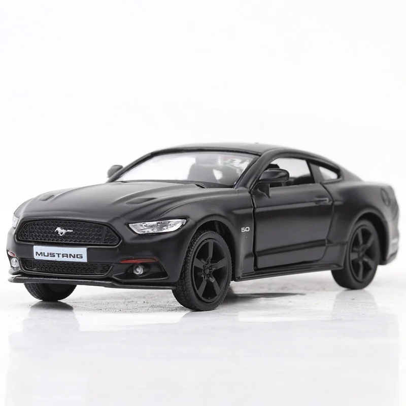 

1:36 Alloy Matte Ford Mustang Pull Back Diecast Model Cars Toys Vehicle for children Collection Gifts