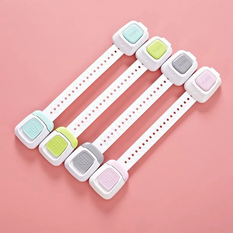 أقفال أمان للأطفال الطفل برهان خزائن الأجهزة المرحاض مقعد الثلاجة فرن نافذة خزانة خزانة أقفال سلامة