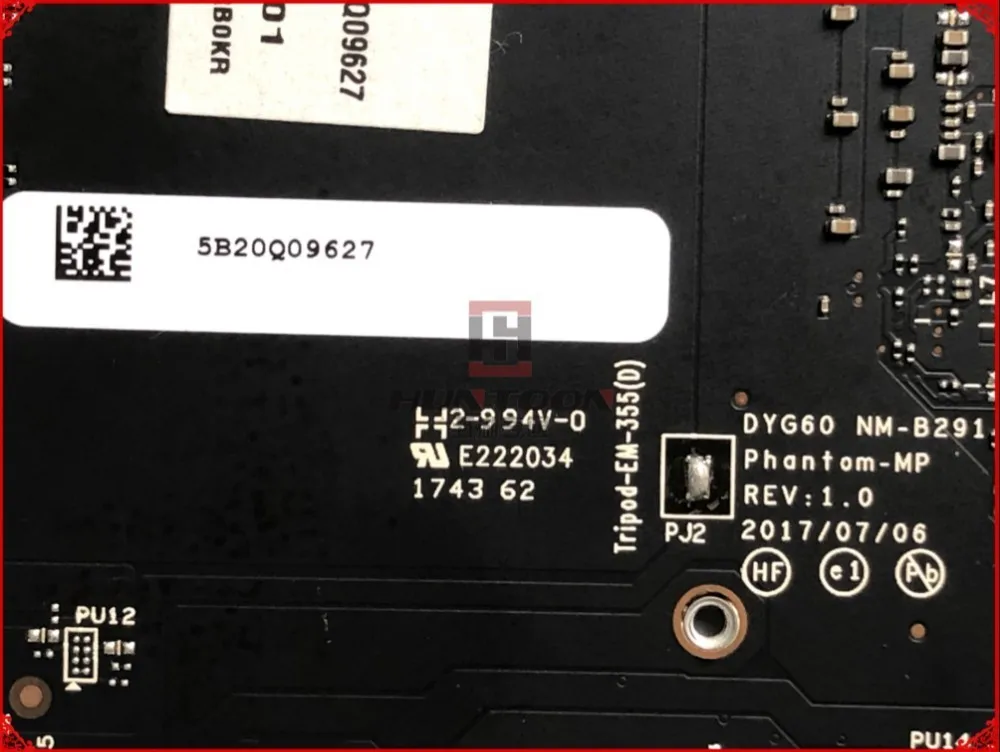 Отличное качество DYG60 NM-B291 для lenovo YOGA 720-15IKB материнская плата для ноутбуков FRU: 5B20Q09627 SR3LC I7-8550U 8 GB ram полностью протестирована