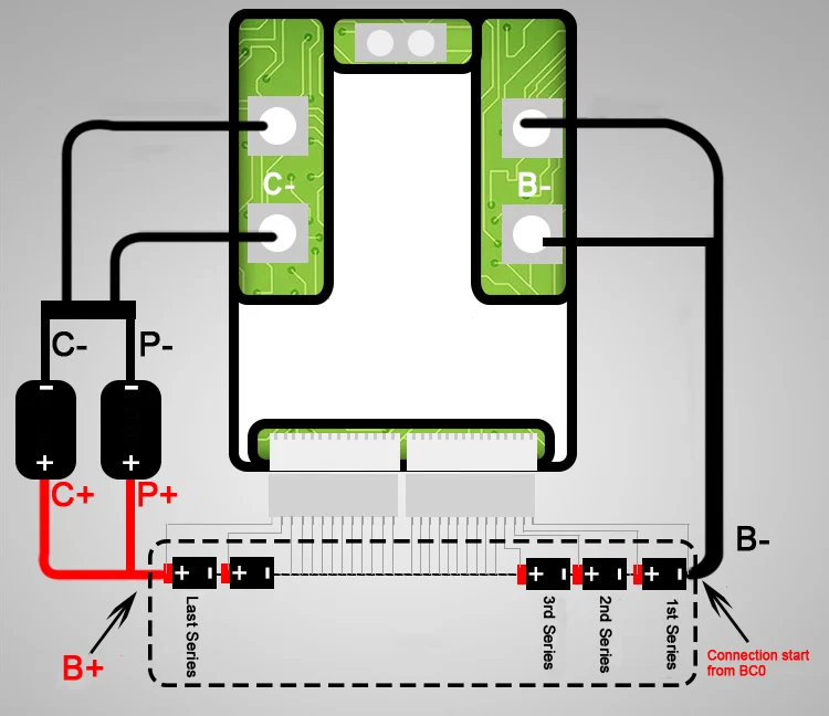 Clearance Battery Management System 10S 36V 100A 120A Lithium Or Li-ion Battery Protection Board 3