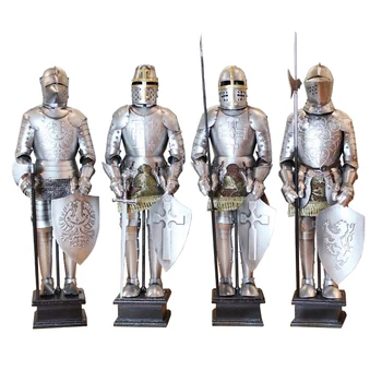 

Armor Samurai Medieval Iron Vintage Den Roman Knight Model Restaurant Desktop Decorations