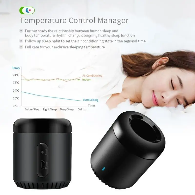 

RM Mini 3 Universal WiFi IR Wireless Smart Home Remote Controller for TC Air Conditioning Timer Switches Smart Remote Control