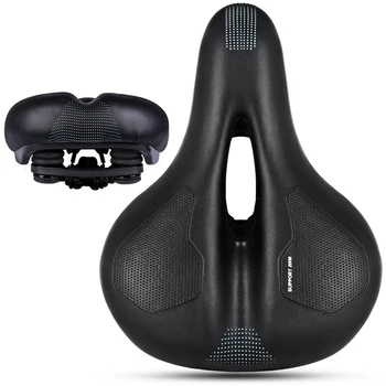 

Bike Saddle Comfortable Bicycle Seat Bike Shock-Absorbing Ball Cushion - White