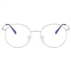 Новый мужской Ретро Стиль круглый металлический 90% Мода 148 мм синий UV400 покрытием плоское зеркало 19 мм литературный очки