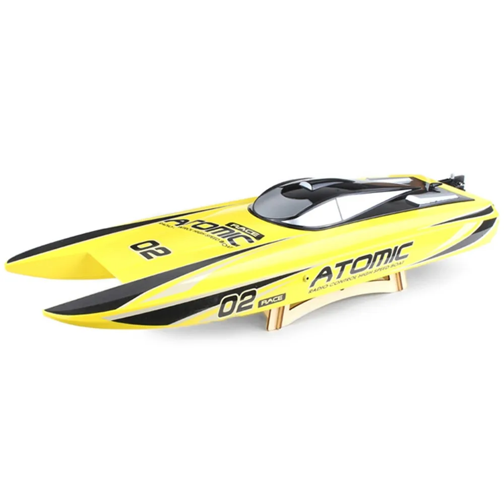 

New RC Boats Toys 65km/H High Speed 2 Modes2.4GHz 2CH 300m Remote Control Distance And Long Playing Time Strong Power Kids Toy