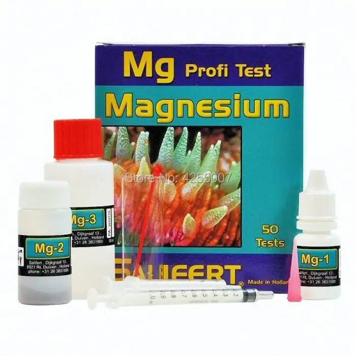 

SALIFERT MG MAGNESIUM TEST KIT - 50 TESTS - AQUARIUM WATER ACCURACY & PRECISION