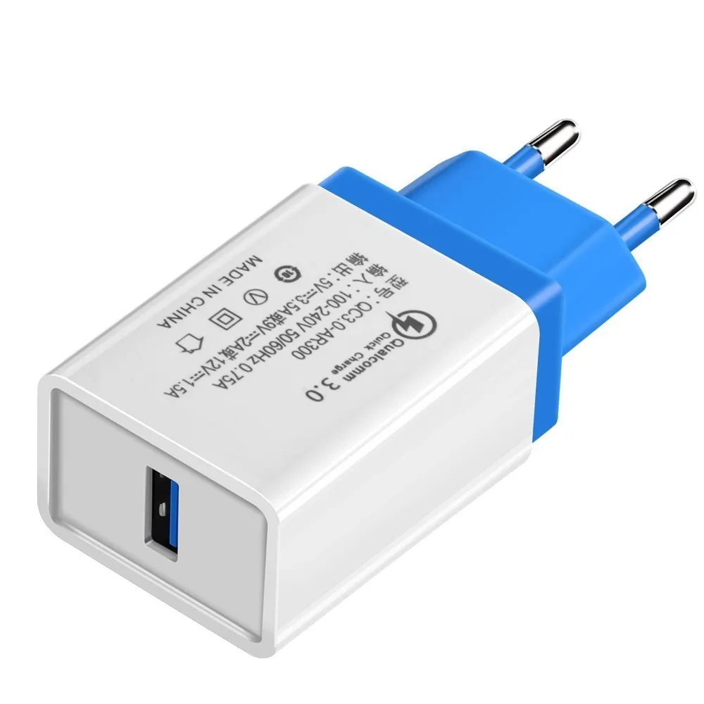 

USB Fast Charger 5V 3.5A EU QC 3.0 USB Wall Charger Adapter Quick Charge 3.0 Phone Chargers for iphone XS Xiaomi Samsung Huawei