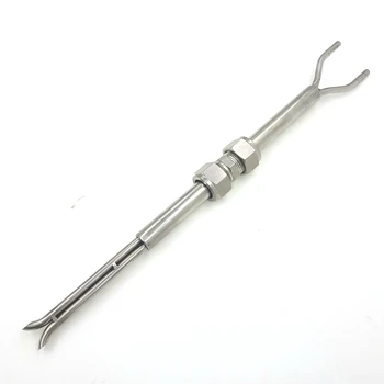 

Perfect-Prime PT6303, 304 Stainless Steel S Type Pitot Tube for Measuring Bi-Directional Air Flow, 6mm x 300mm Length