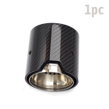 

Car Exhaust tip Glossy Real Carbon Fiber 66MM IN 93MM OUT For BMW M Performance exhaust pipe M2 F87 M3 F80 M4 F82 F83 M5