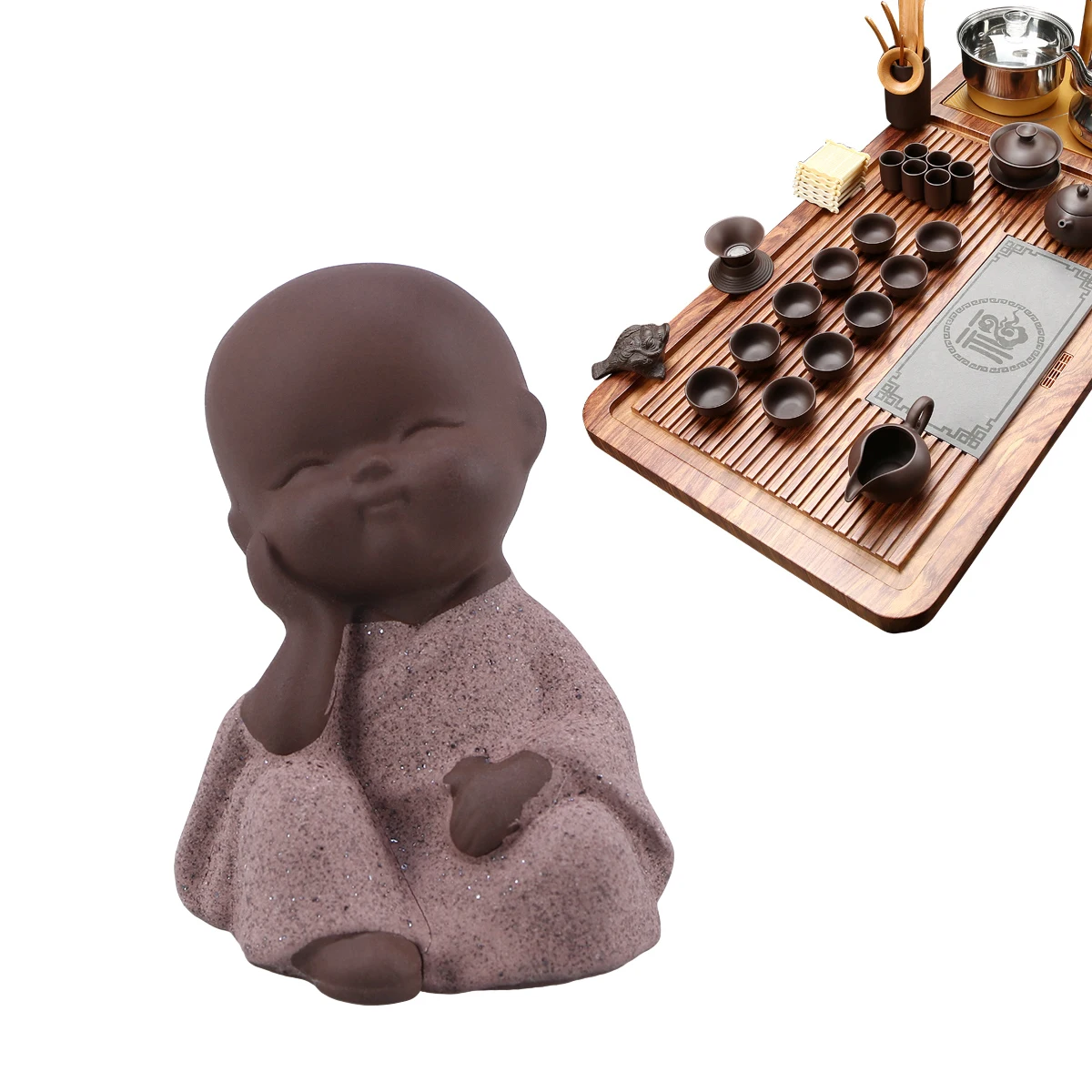 

1 PC Cute Crafts Monk Car Interior Display Decoration Seat Ornament Home Decor Kids Doll Holiday Gift