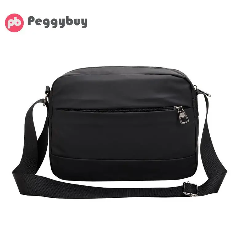 

Women Fashion Solid Color Zipper Waterproof Nylon Shoulder Bag Crossbody Messenger Handbag Travel Sport Bag Bolsa feminina New