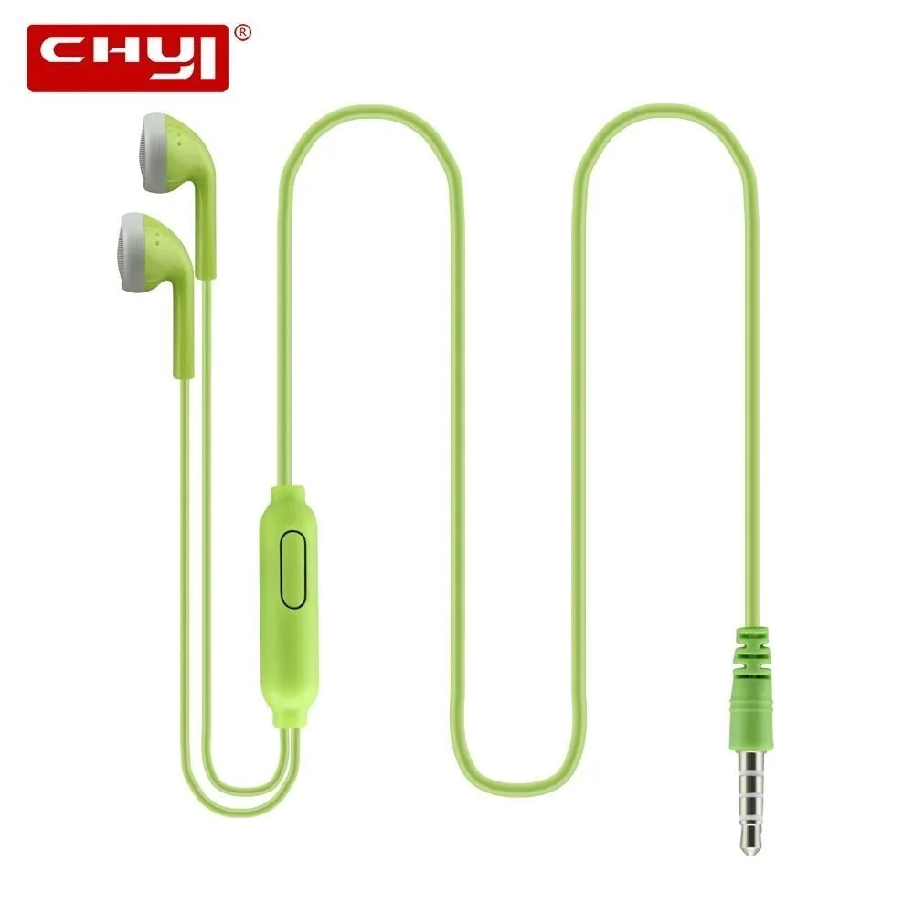 CHYI спортивные наушники-вкладыши с микрофоном для xiaomi iPhone Samsung гарнитура Fone De Ouvido