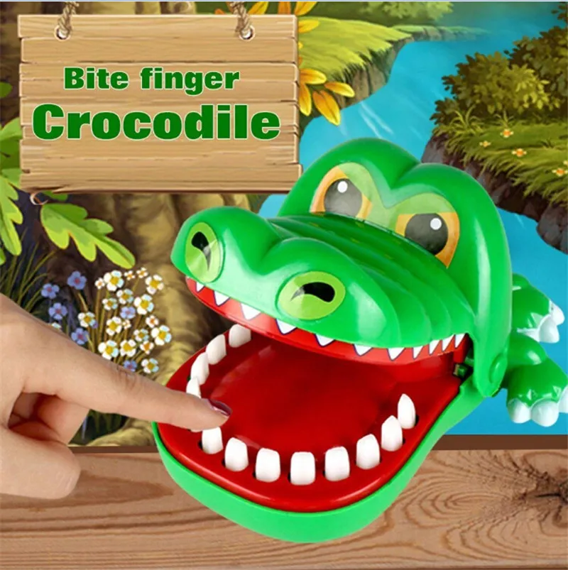 

Bite Finger Crocodile Board Game Crazy Crocodile Pulling Teeth Kids Puzzle Toy Bar Family Party Game Xmas Children Best Gift