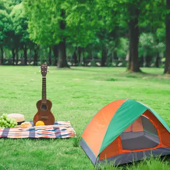 

2-Person Double Door Camping Dome Tent Orange & Green US Warehouse Directly Shipping 7-10 Days Delivery