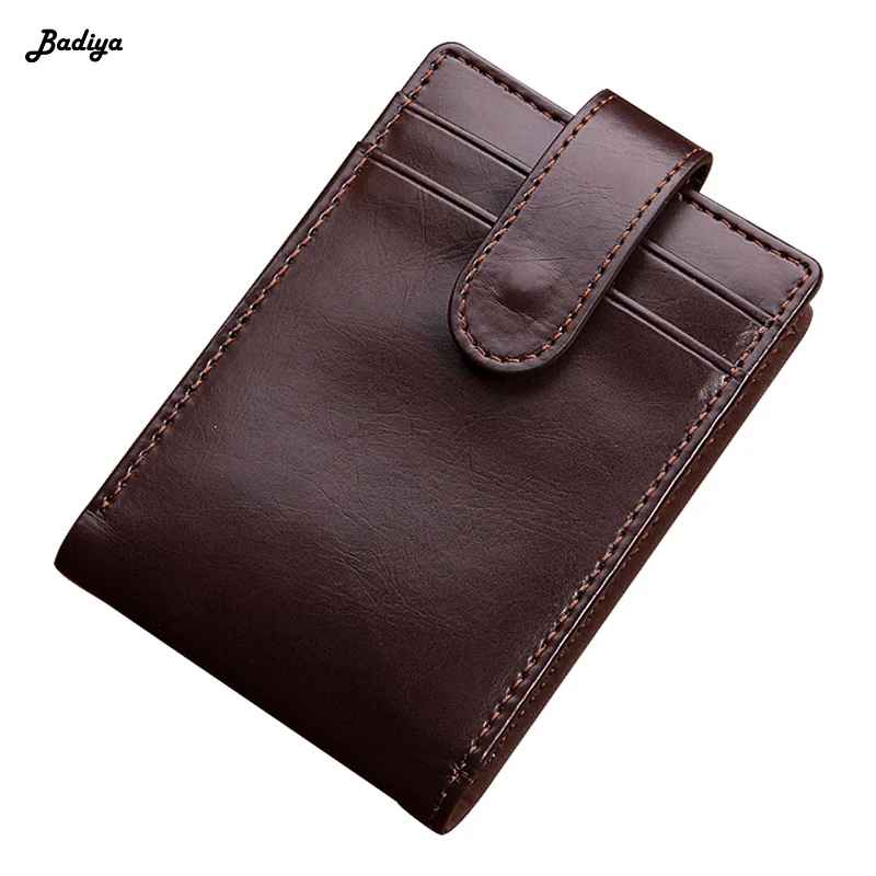 

Vintage Design Men Short Wallets Hasp Male Purses PU Leather Credit/ID Card Holder Solid Color Money Bag