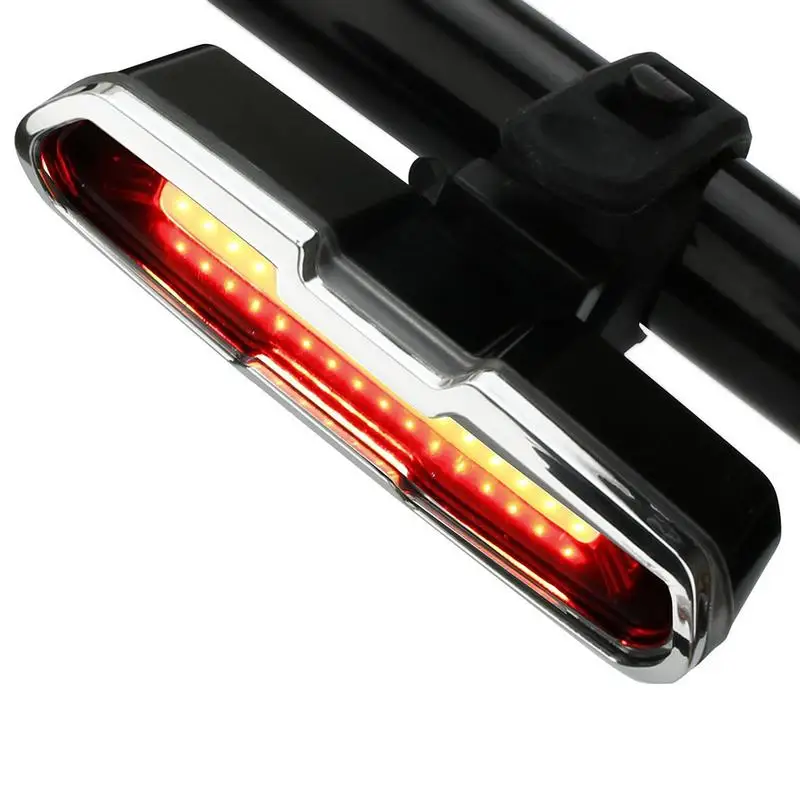 

USB Rechargeable Bicycle Rear Light Cycling LED Taillight MTB Road Bike Bi-color Warning Tail Light Back Lamp For Bicycle