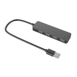 4 в 1 прочный практичный 4 Порты usb для Windows XP/7/8 и Другое Системы USB Hub с Светодиодный индикатор