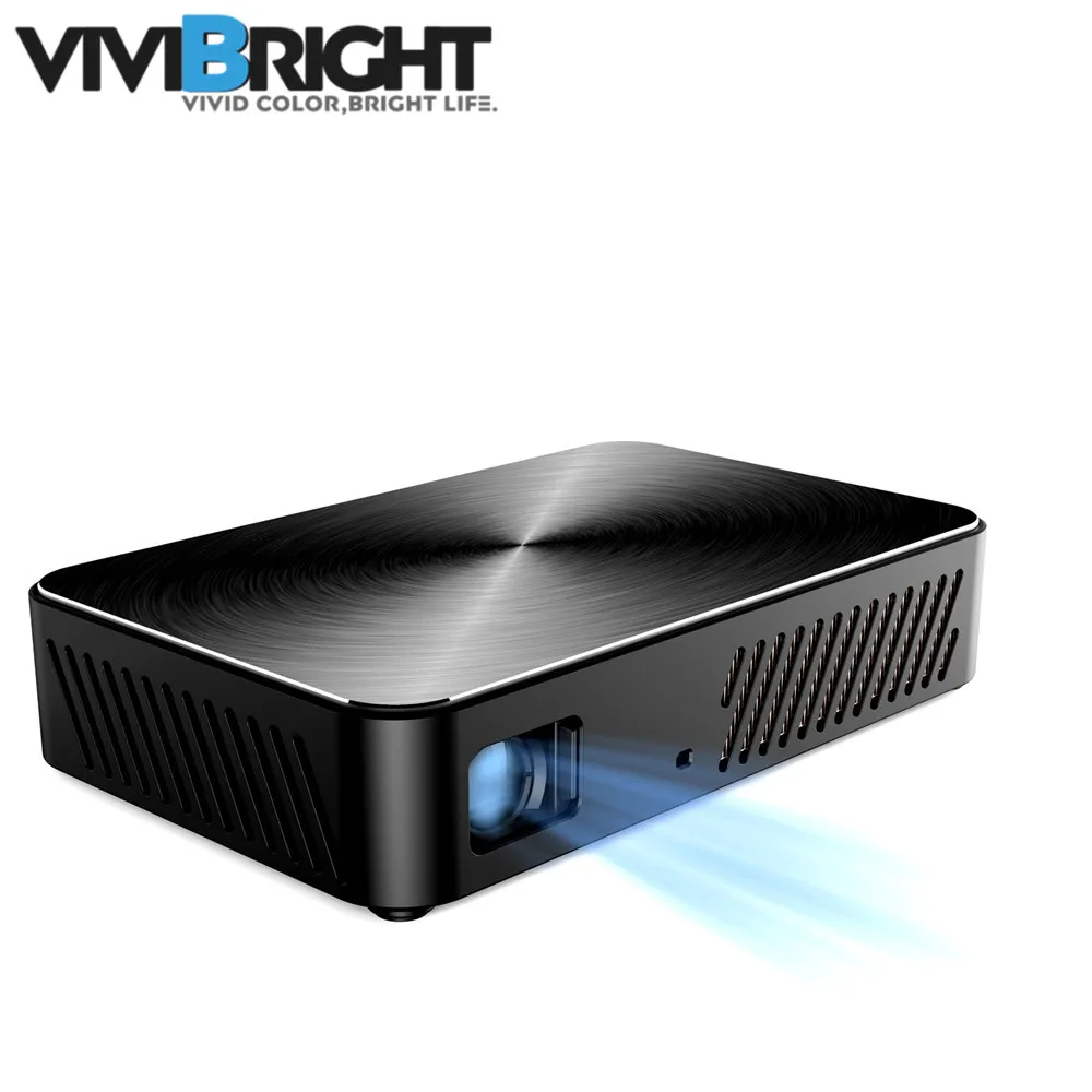 VIVIBRIGHT J10 Bluetooth WIFI 1920 *1080 Projector Android 6.01 1G+8G Beamer Mini DLP MicroProjector Built-in Speaker For 280 i