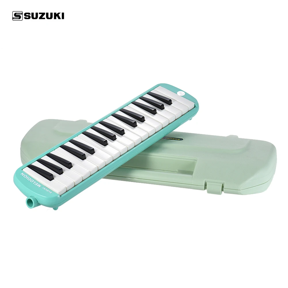 

SUZUKI MX-32D Melodion Melodica Pianica 32 Piano Keys Musical Education Instrument with Long & Short Mouthpiece Hard Case