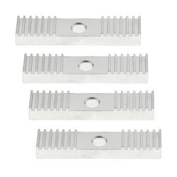 

4x GT2 Timing Belt Fixing Tooth Piece Pitch Clamp Block 9x40mm 3D Printer