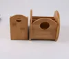 Creative Bamboo Board Remote Control Storage Box Cosmetics Sundries Phone Knife Pen Coffee Table Stand Desktop Board Storage Box 2