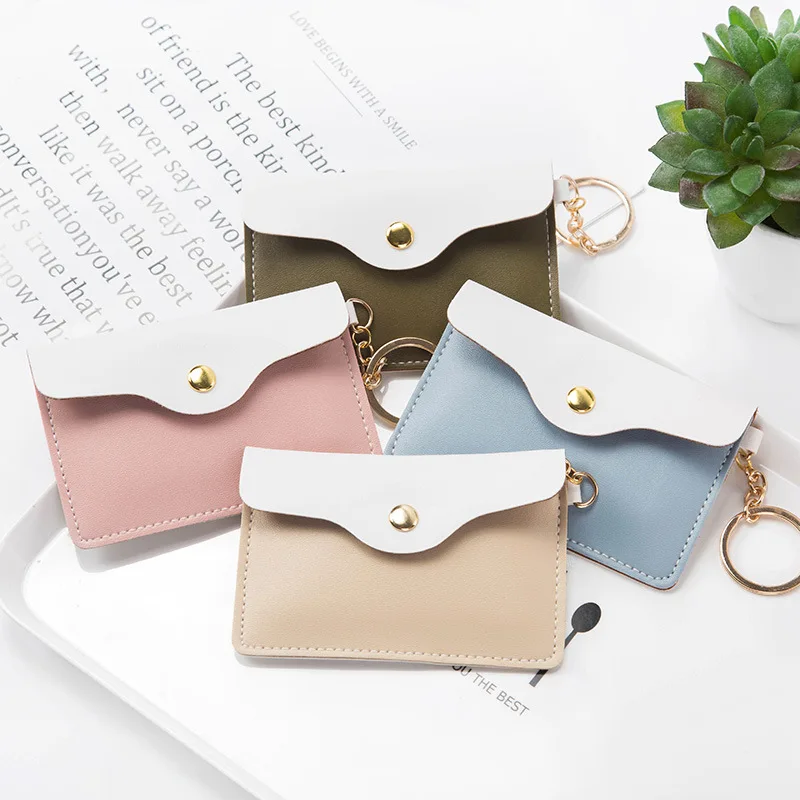 

Small purse girl Mini cute coin pocket card bag key buckle bag