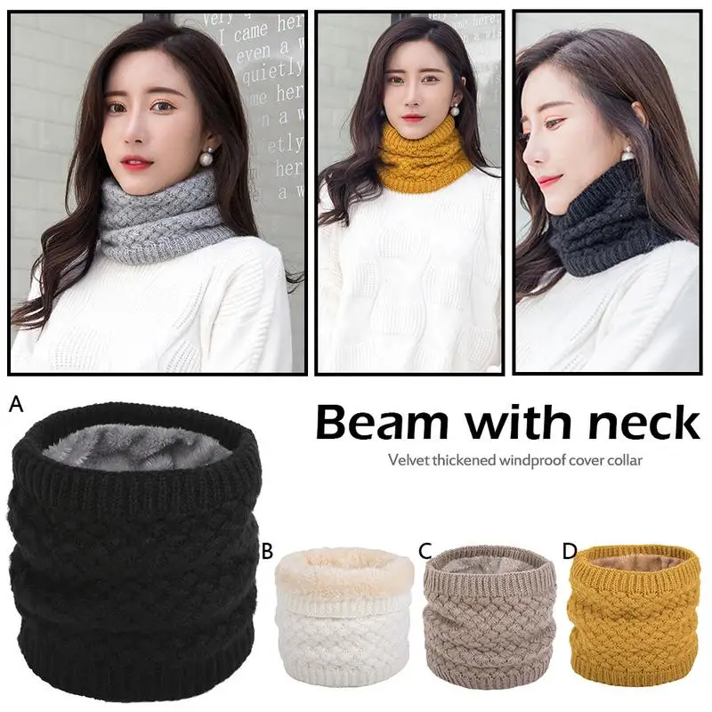 Outdoor Winter Warmer Neck Thermal Half Face Mask Fleece Tube Cycling Snowboard Skiing Hiking Bandana Scarf Women Men