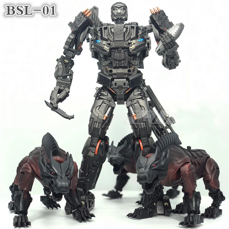 

Transformation Bsl-01 Ko Version Ut R-01 Steeljaw Lockdown Figure Toy W/3 Dogs