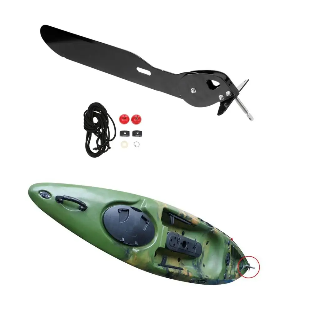 

Ocean Kayak Rudder Foot Control Direction Kit Sailing Boat Parts Hardware with Steering System