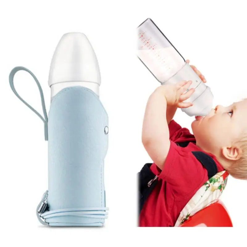 

3-in-1 Baby Bottle Warmer USB Smart Constant Warm Milk Bottle Dry And Wet Separation Knob Type Milk Powder Box Infant Feeding