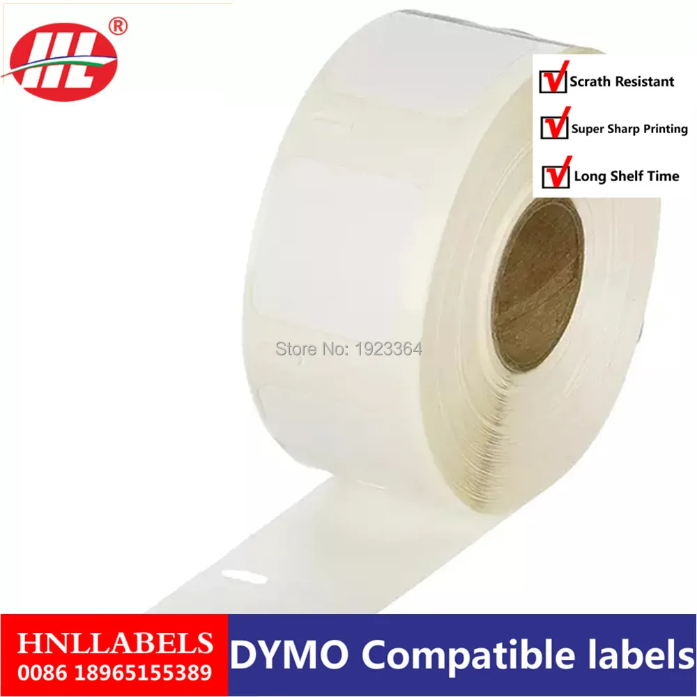 DYMO 30252 LabelWriter самоклеющиеся адресные метки, 1 1/8-от 3 1/2-дюйма, белый, Roll of 350