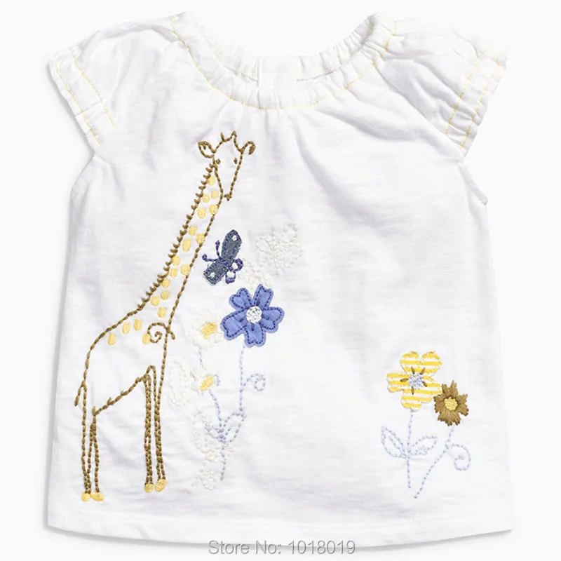

Quality 100% Combed Cotton Kids t shirt Baby Girl Clothes Summer New 2019 Baby Girls t-shirt Bebe Short Sleeve Children Clothing