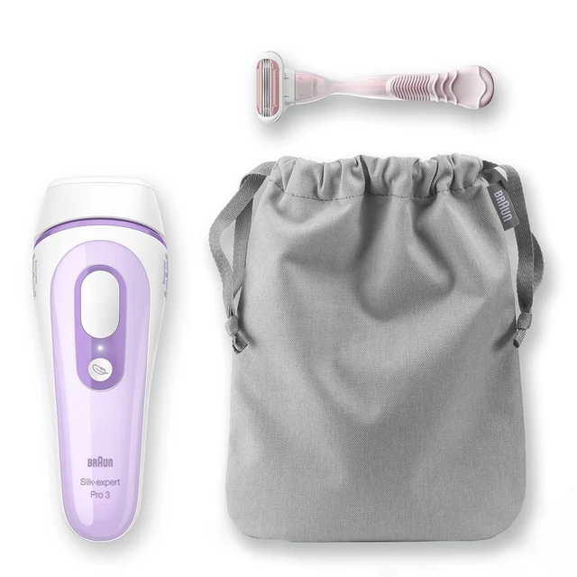 Фотоэпилятор Braun Silk-expert IPL Pro 3 PL3012 + Gillette Venus + чехол (2/144)