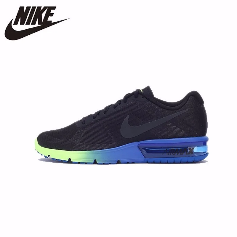 

NIKE AIR MAX SEQUENT Original Official Men's Cushioning Running Shoes Sneakers with Colorful Sole Sports outdoor jogging #719912