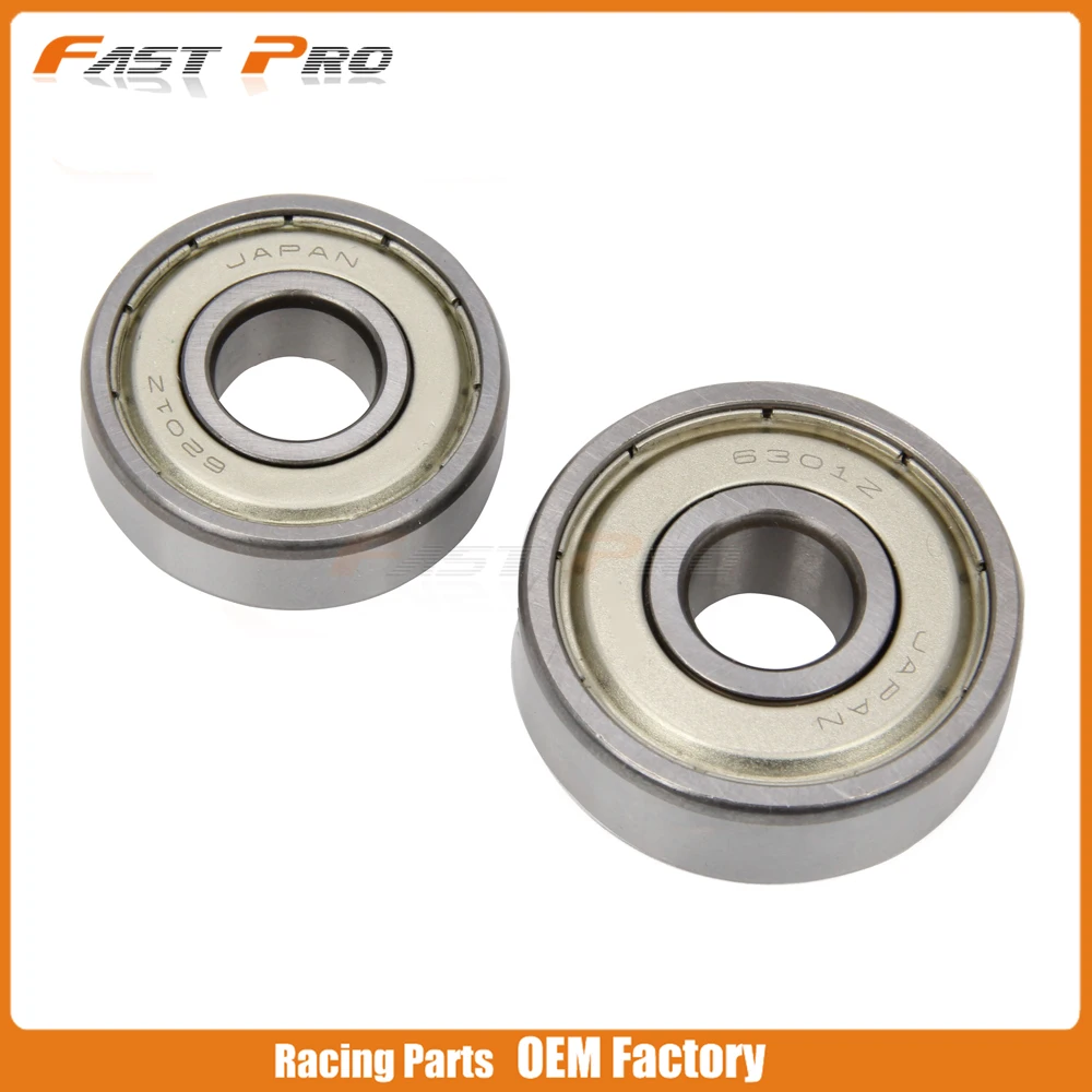 Motorcycle 2pcs Front Hub Steering Roller Bearings For KLX140 KX65 KX80 KX85 KX100 RM100 KX RM 65 80 85 100 1998 1999 2000-2015 |