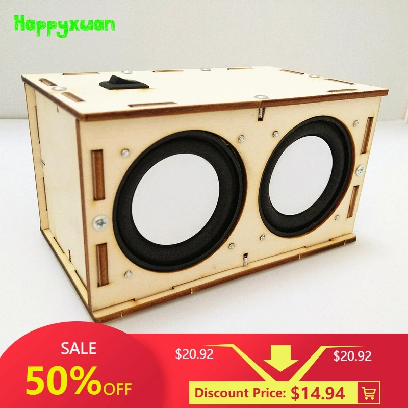 

Happyxuan DIY Science Discovery Toys Bluetooth Speaker Kids Scientist STEM Education School Projects Physics Fun Experiment Boy