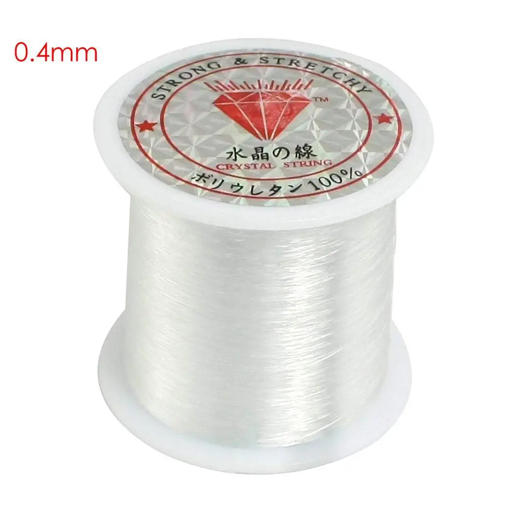 Elastic 0.2mm-0.8mm Diameter Clear Nylon Fish fishing Line Spool Beading String White Weaving Fishing pesca carp fishing peche Elastic 0.2mm-0.8mm Diameter Clear Nylon Fish fishing Line Spool Beading String White Weaving Fishing pesca carp fishing peche